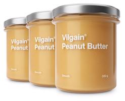 Vilgain Arašídové máslo BIO –  3× jemné arašídy 350 g