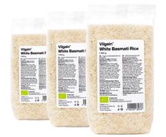 Vilgain Basmati rýže bílá BIO –  3× 1 000 g