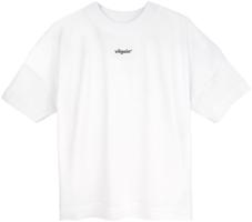 Vilgain Boxy Logotype Tee – XL White