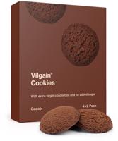 Vilgain Cookies BIO – kakao 135 g (4 x 2 sušenky)