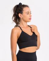 Vilgain Cotton Bralette – S jet black