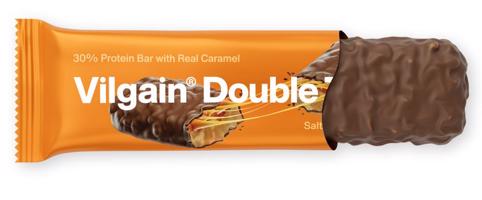 Vilgain Double Trouble Protein Bar – Arašídy se slaným karamelem 55 g
