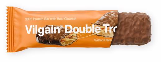 Vilgain Double Trouble Protein Bar – Arašídy se slaným karamelem 55 g