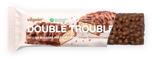 Vilgain Double Trouble Protein Bar – Choco bueno s křupinkami 55 g