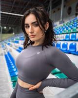 Vilgain Effortless Long Sleeve Top – L Grey