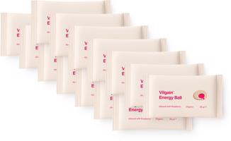 Vilgain Energy Ball BIO –  14× mandle s malinovým džemem 30 g