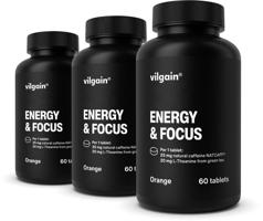 Vilgain Energy & Focus Tabs –  3× pomeranč 60 tablet