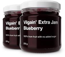 Vilgain Extra džem –  2× borůvka bez přidaného cukru 200 g
