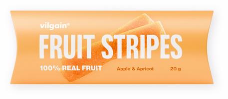 Vilgain Fruit Stripes – Jablko a meruňka 20 g