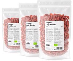 Vilgain Goji kustovnice čínská sušená BIO –  3× 150 g