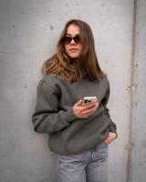 Vilgain Heavy Brushed Hoodie – M Tea leaf