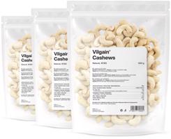 Vilgain Kešu ořechy natural –  3× W180 500 g