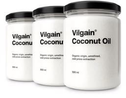 Vilgain Kokosový olej BIO –  3× 500 ml
