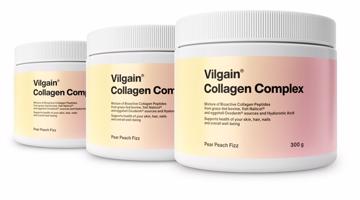 Vilgain Kolagen komplex –  3× hruška a broskev 300 g