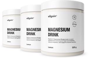 Vilgain Magnesium Drink –  3× citron 325 g
