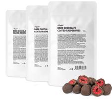Vilgain Maliny v čokoládě –  3× hořká čokoláda 100 g
