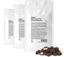 Vilgain Mandle v čokoládě –  3× hořká čokoláda 100 g