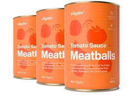 Vilgain Masové kuličky v rajčatové omáčce –  3× 400 g