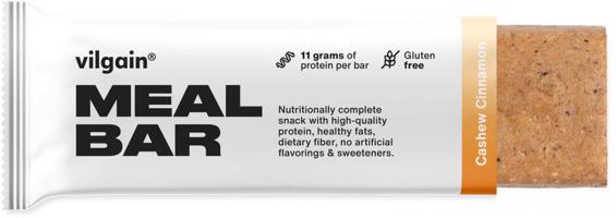 Vilgain Meal Bar – Kešu a skořice 50 g