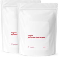 Vilgain Micellar Casein Protein –  2× jahoda 1 000 g