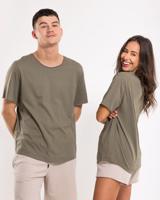 Vilgain Organic Raw Edge Tee – XS agave