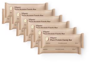Vilgain Plant Protein Candy Bar –  15× lískové ořechy 45 g