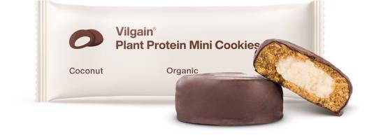 Vilgain Plant Protein Mini Cookies BIO – kokos 50 g (2 x 25 g)