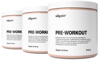 Vilgain Pre-Workout –  3× jablko s kiwi 240 g