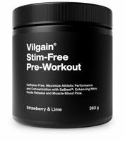 Vilgain Pre-Workout bez stimulantů 2.0 – jahoda/limetka 360 g