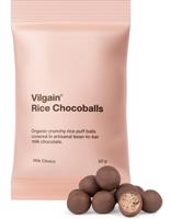 Vilgain Rice Chocoballs BIO – mléčná čokoláda 50 g