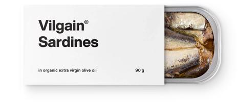 Vilgain Sardinky – v BIO extra panenském olivovém oleji 90 g