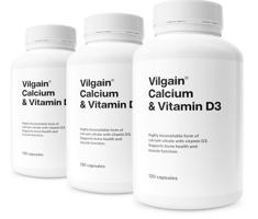 Vilgain Vápník + Vitamin D3 –  3× 120 kapslí