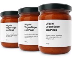 Vilgain Vegan Sugo BIO –  3× s piniovými oříšky 180 g