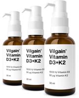 Vilgain Vitamin D3+K2 –  3× 30 ml